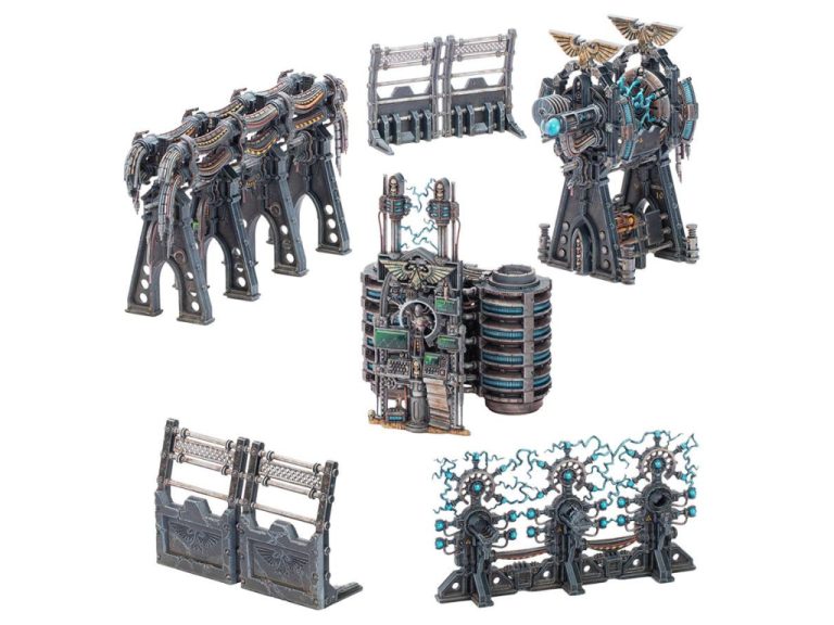 Caja del set Terreno prepintado de Campos de batalla Armageddon