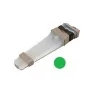 Luz táctica Element verde con velcro, compacta y versátil.