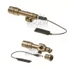 Linterna táctica M600C Scout Weaponlight Tan Night Evolution, potente y resistente.