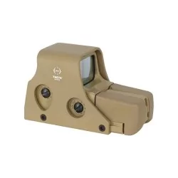 Mira holográfica 551 Eotech tan Theta Optics con retícula iluminada para airsoft.