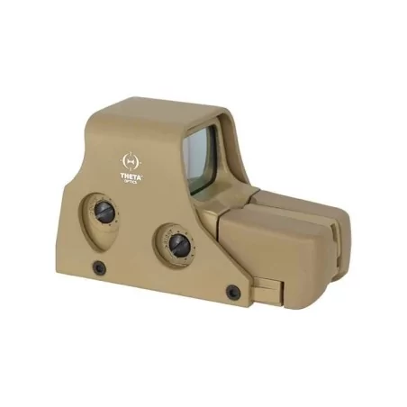 Mira holográfica 551 Eotech tan Theta Optics con retícula iluminada para airsoft.
