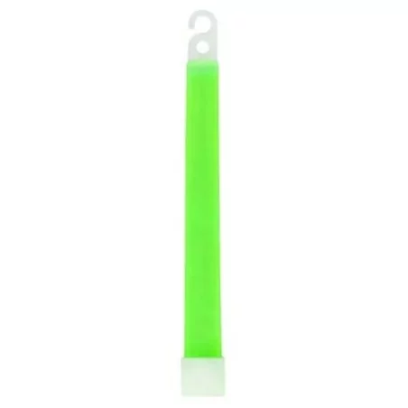 Luz química verde, compacta y de alta visibilidad para señalización.