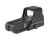 Mira holográfica 552 Eotech negra Theta Optics para airsoft con retícula iluminada.