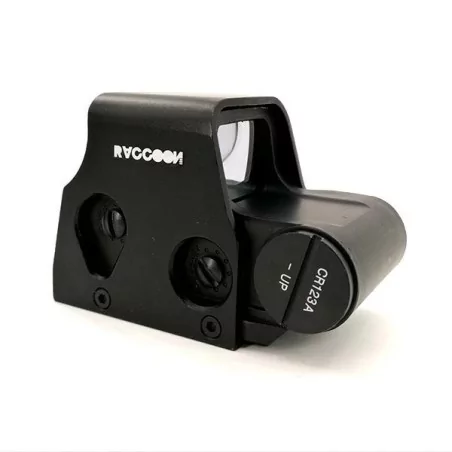 Mira holográfica Eotech 553 negra para airsoft de Raccoon.