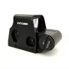 Mira holográfica Eotech 553 negra para airsoft de Raccoon.