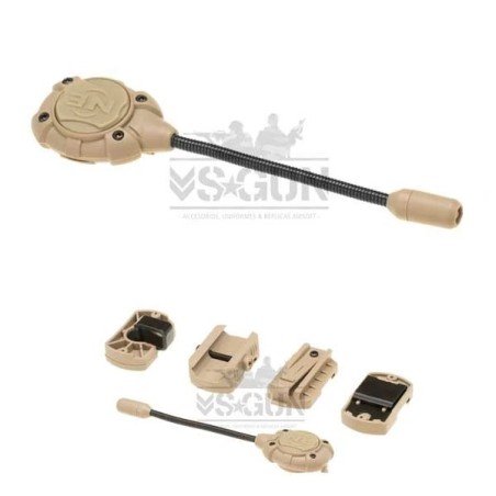 Linterna MPLS tan Night Evolution, compacta y resistente.