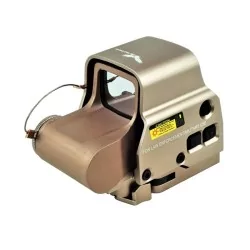 Mira holográfica Eotech 553 tan de JS Tactical, ideal para airsoft.