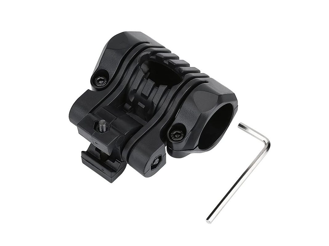 Soporte Universal Para Linterna Ajustable Negro