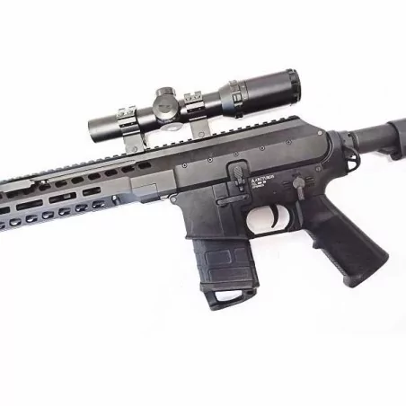 Mira Retro-iluminada 1-4x24 Short Dot DMR - Buena Calidad