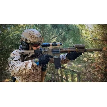 Mira Retro-iluminada 1-4x24 Short Dot DMR - Buena Calidad