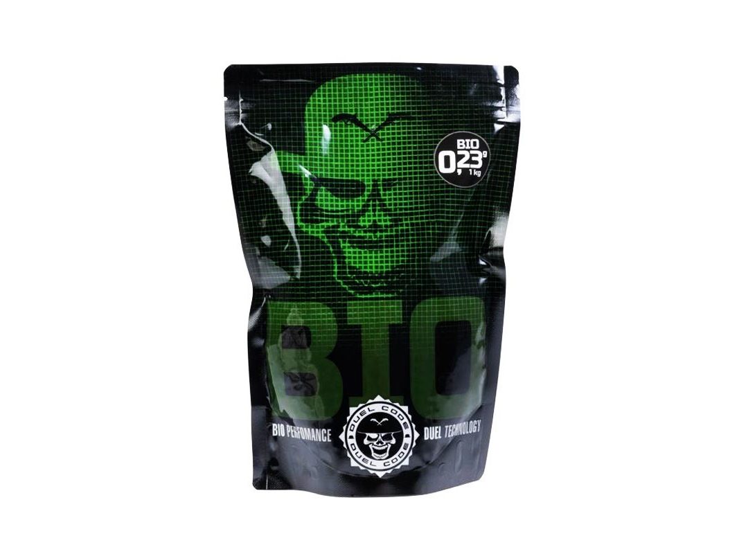 BOLAS DUEL CODE BIO 0,23 G BLANCAS 1KG