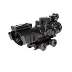 Mira Rhino 4x32 Theta Optics con retroiluminación roja y verde para precisión