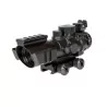 Mira Rhino 4x32 Theta Optics con retroiluminación roja y verde para precisión