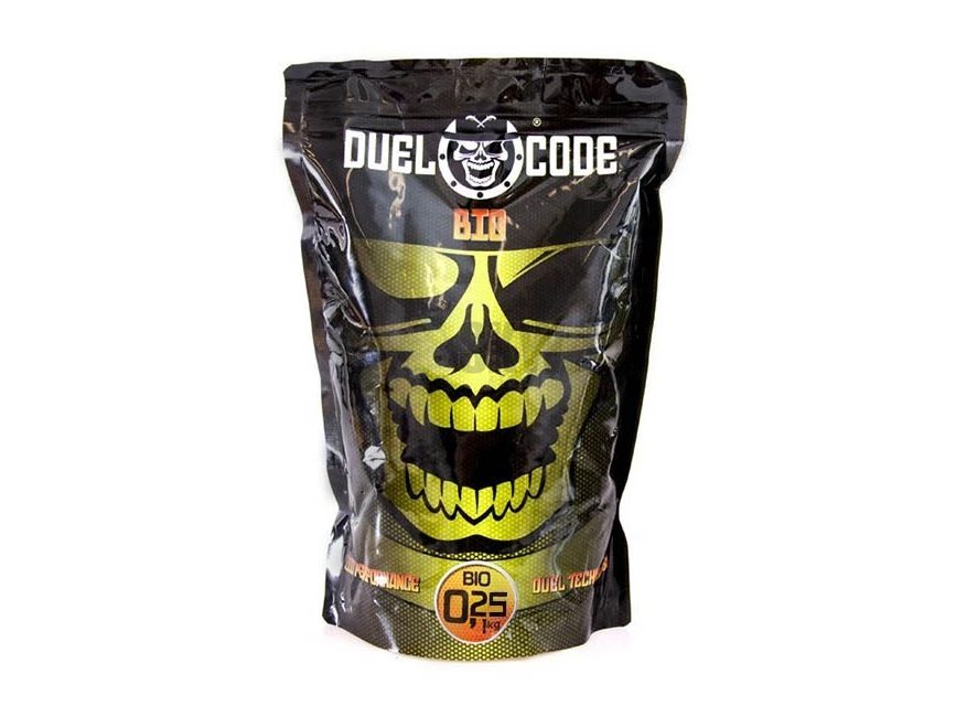 Bolas 0.25g Duel Code Bio blancas 1KG