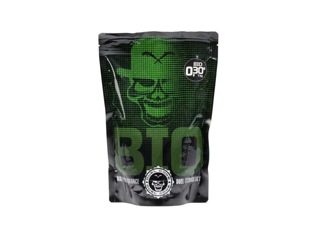 BOLAS DUEL CODE BIO 0,30 G BLANCAS 1KG