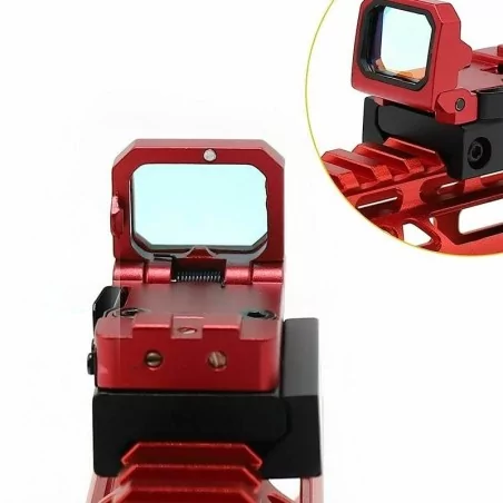 Red Dot Rmr Plegable Pistola Rojo