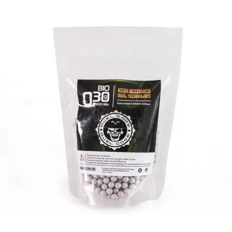BOLAS MARCA DUEL CODE BIO 0,30 G GRIS PERLA CANTIDAD 1000 BBS