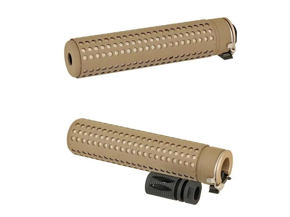 Silenciador 175mm QD Con Bocacha Tan