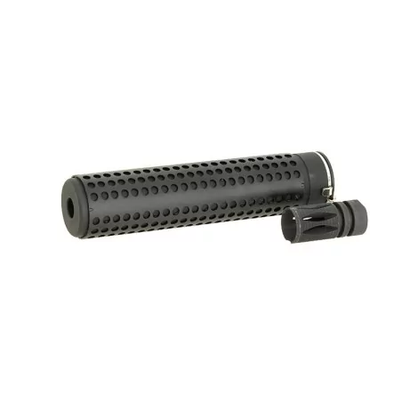 Silenciador 175mm QD Con Bocacha Negro