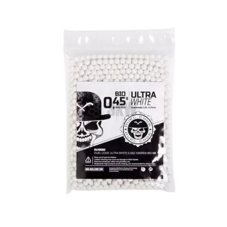 BOLAS DUEL CODE BIO 0,45/1000 BBS - BLANCAS