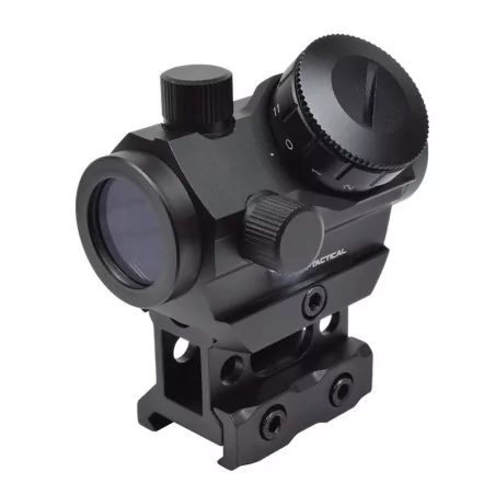 Red Dot M1K JS-Tactical, metal, 11 niveles de intensidad, soportes incluidos.