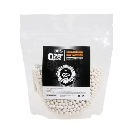 BOLSA DE BOLAS MARCA DUEL CODE 0.28G NO BIO CONTIENE 2000BBS
