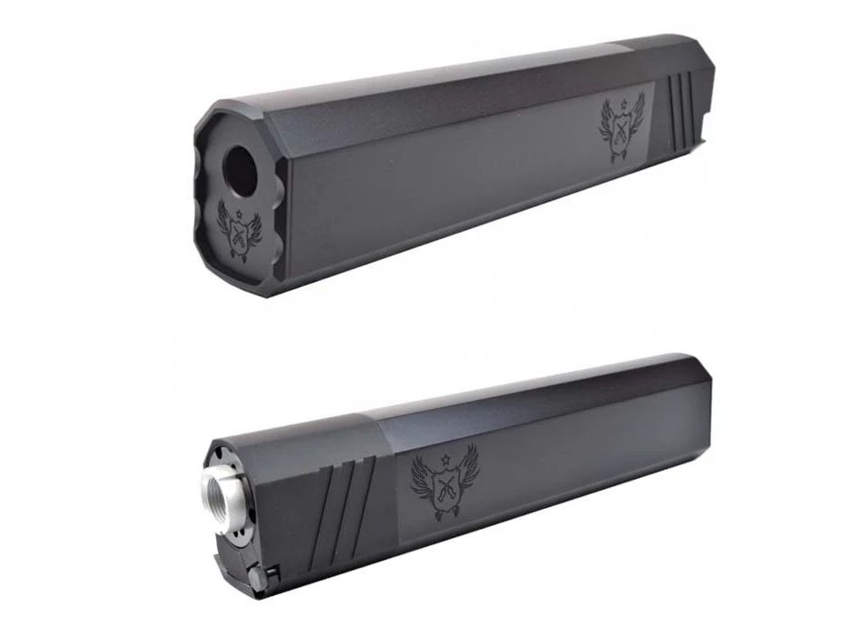 Silenciador Osprey 205mm Largo Negro