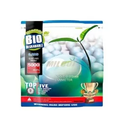 BOLAS BIODEGRADABLES BLANCAS MARCAG&G 0,20G 5000 BOLAS
