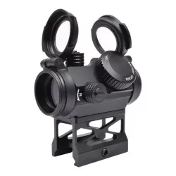 Red Dot T1 JS-Tactical, metal, 12 niveles de intensidad, soportes incluidos.