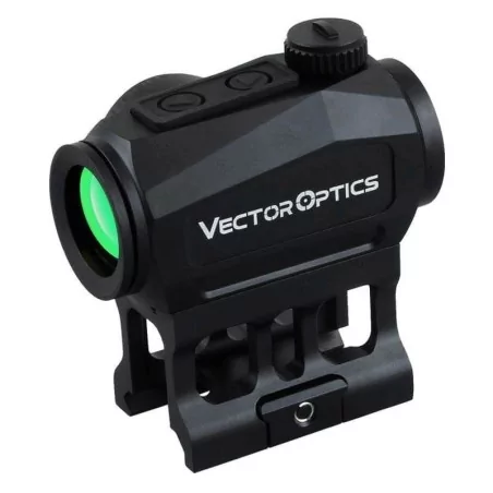 Mira Red Dot Vector Optics Scrapper 1x22 negra, punto rojo, 8 niveles, resistente al agua.
