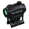 Mira Red Dot Vector Optics Scrapper 1x22 negra, punto rojo, 8 niveles, resistente al agua.
