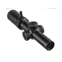 Visor Short Dot 1-5X24 AOE, campana 24mm, aumento 1-5x, retícula VFD-2, aluminio negro.