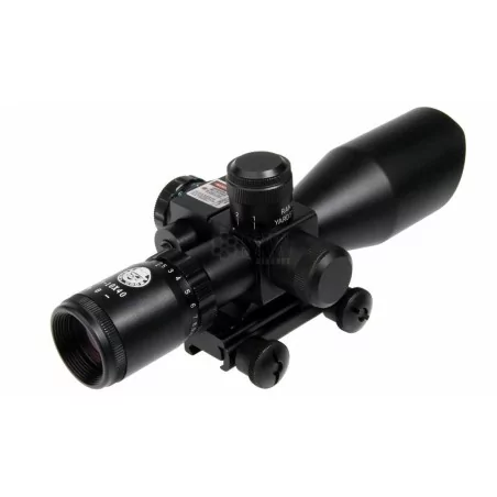 Visor Regulable Og 2.5-10X40e & Laser Rojo Duel Code