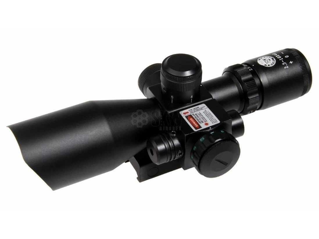 Visor Regulable Og 2.5-10X40e & Laser Rojo Duel Code