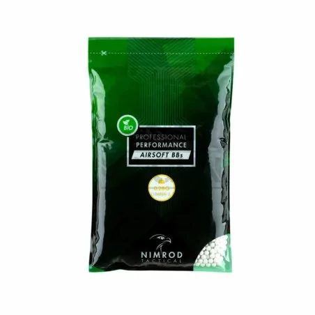 BOLAS BLANCAS NIMROD 0.28 BIODEGRADABLES
