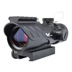 Red Dot Js-tactical 30 Mm Negro, metal, 5 niveles, rail 20mm, nivel de burbuja, batería CR1620.