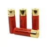 Pack de 4 cartuchos ASG 30RDS en color rojo, compatibles con escopetas.