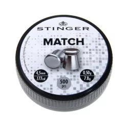 PERDIGON CABEZA PLANA 4.5MM 0.50G STINGER MATCH 500U