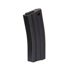 Cargador M4 Specna Arms Mid Cap 120 BBS negro, resistente y fiable.