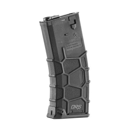 Cargador mid-cap M4 VFC QRS 120 BBS negro, resistente y ligero.