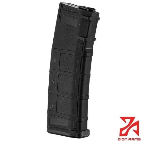 CARGADOR ZION ARMS M4 MID - CAP 140BBS NEGRO