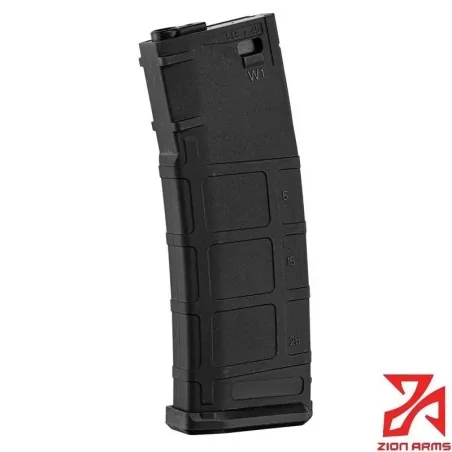 CARGADOR ZION ARMS M4 MID - CAP 140BBS NEGRO