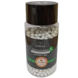 BOLAS BLANCAS NIMROD 0.40 BIO 1000 BBS PROFESSIONAL