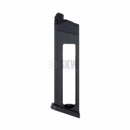 Cargador CO2 Glock Saigo 23 KJW, robusto y eficiente.