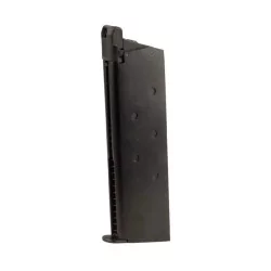 Cargador de gas KP07 y 1911 negro KJ Works, resistente y eficiente.