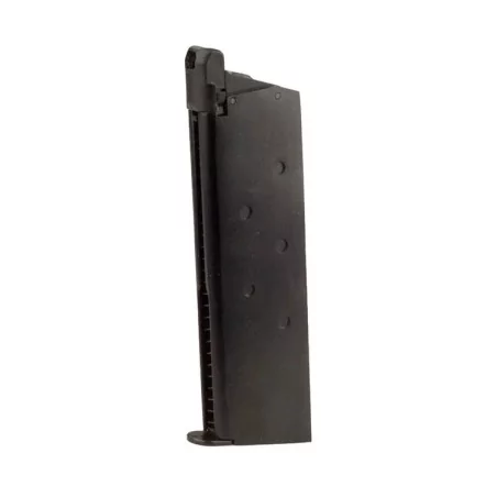 Cargador de gas KP07 y 1911 negro KJ Works, resistente y eficiente.