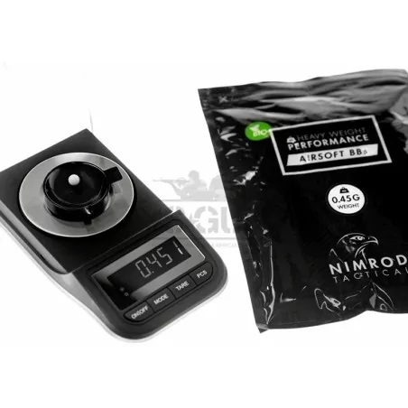 BOLAS BLANCAS NIMROD 0.45 BIO 1000 BBS PROFESSIONAL