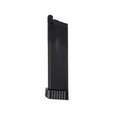 Cargador CO2 Ludus Secutor Negro 26 BBS, potente y fiable.
