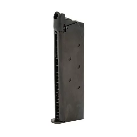 Cargador de gas 1911 Tokyo Marui M1911A1 26 BBs, robusto y eficiente.