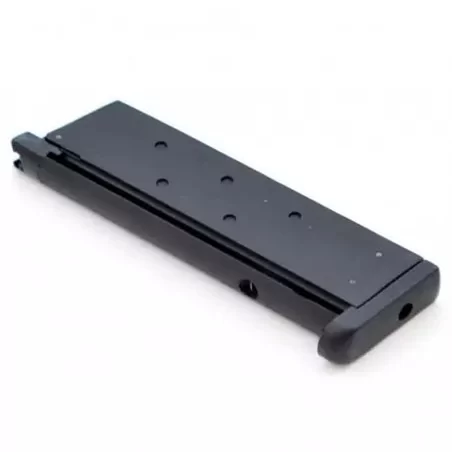 Cargador de gas M1911B WE, resistente y eficiente.